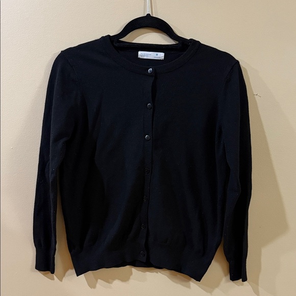 None Sweaters - Elegant Black Women's Cardigan